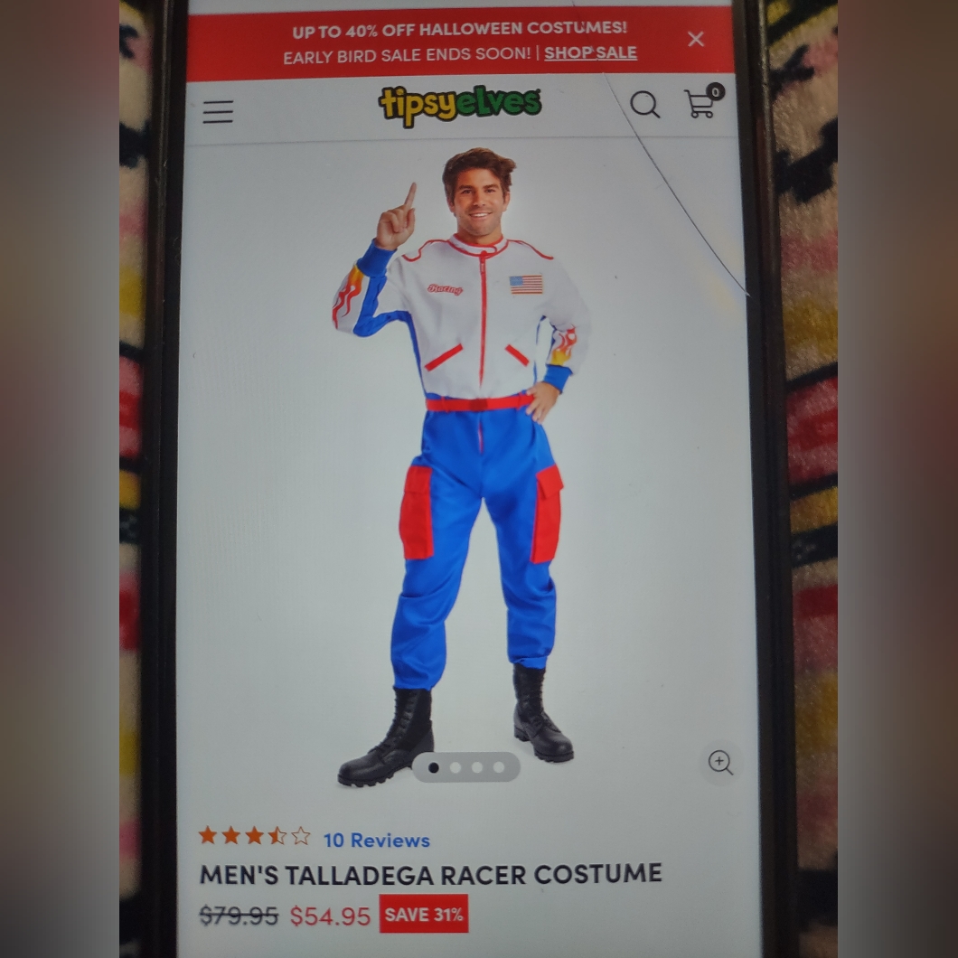 Talladega Racer Costume